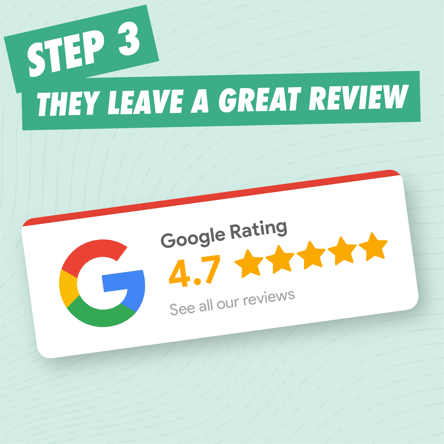 Zuumy Google Review Stand